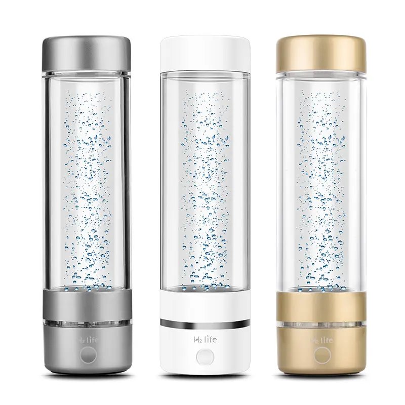 Health and beauty hydrogen water bottle platinum titanium alkaline blue alkalizing With Promotional Price