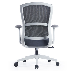 Chaise ergonomique moderne Rocky Racing Mesh avec dossier de roue en silicone Chaise de bureau à hauteur réglable et tournante Siège confortable gratuit - Product Image 4