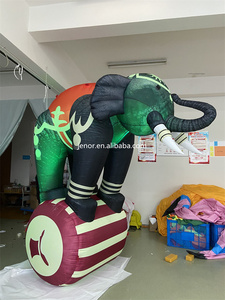 Éléphant gonflable de décoration de spectacle de cirque géant publicitaire sur le <span class=keywords><strong>tambour</strong></span> - Product Image 4