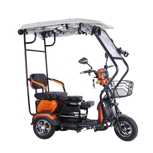 3-Wheel Electric Scooter Three Wheel E Tricycle for Elderly