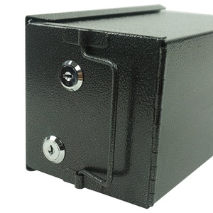 Casino gota caja de dinero para fichas de poker toke y efectivo punta de material de metal de doble seguridad - Product Image 6