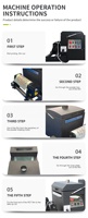 Printer DTF Haolic A3 Terlaris, Kompatibel Epson, Roll-To-Roll, Kontrol Temperatur Otomatis, Bahan Stainless Steel