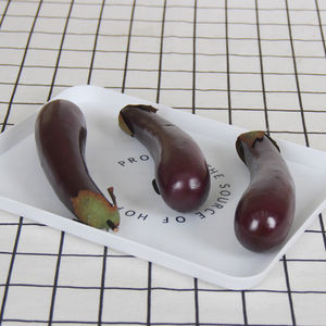 Decoración de Berenjenas Artificiales Realistas para el Hogar, Modelo de Vegetal Falso con Apariencia Real, Adorno para Fiestas y Festivales - Product Image 3