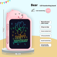 Bloc-notes ABLE éducatif LCD tableau d'écriture manuscrite dessin animé bébé hippopotame conception papeterie personnalisée bloc-notes lcd 12 pouces