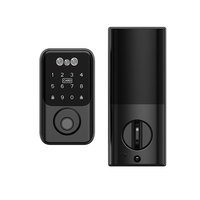 La serrure de porte intelligente Bluetooth étanche fonctionne avec Alexa, prenant en charge la reconnaissance faciale, la serrure à pêne dormant intelligente prenant en charge le déverrouillage automatique