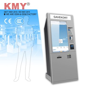 Chiosco Self-Service con Schermo Touch Curvo per Pagamenti Cashless e in Contanti con Lettore di Codici a Barre SDK e Funzioni di Cambio Valuta - Product Image 3