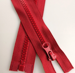 10 piezas 5 #   Cremallera de Resina de 40cm 50cm 60cm 80cm, Cremallera de un Solo Extremo Abierto para Abrigos, Chaquetas, Accesorios de Costura DIY, Cremallera Larga para Ropa - Product Image 2