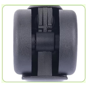 Ruedas para Silla de Oficina de Diseño Moderno, Ajustables de 55 mm, Giratorias 360°, de Acero, con Rodamientos de Nylon Negro Silenciosos y Resistentes, Suministro Directo de Fábrica - Product Image 5