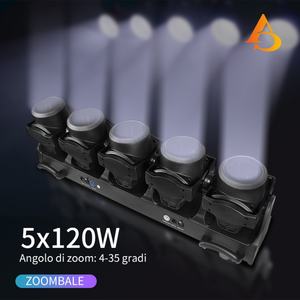 Luz de Escenario Profesional de 800w con Cabezal Móvil, Luz de Cabezal Móvil con Haz de Píxeles de 5x120w para Interiores - Product Image 3