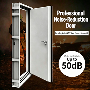 Puerta Insonorizada de 50dB STC, Puerta Acústica de Acero y Polímero de Alta Resistencia <span class=keywords><strong>para</strong></span> Uso Comercial - Product Image 4