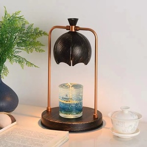 Lampe chauffe-bougie sans fumée, brûleur d'encens, brûleur de parfum <span class=keywords><strong>fondant</strong></span>, chauffe-bougie avec minuterie et lumière de bougie à intensité variable - Product Image 1