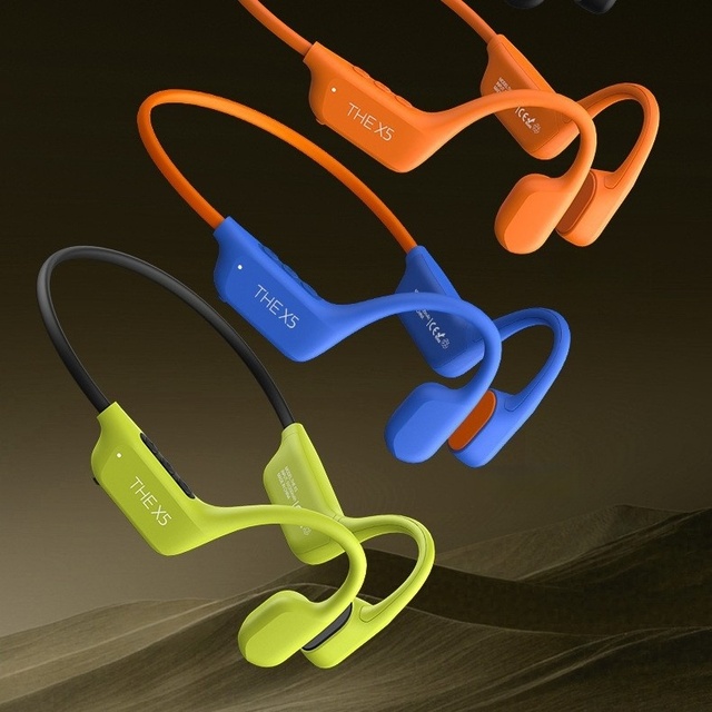 MQ Open-Ear Communication Headset Air Conduction Non-In-Ear Earphones HD Call Mic Universal Wireless for V6.0 IPX-4
