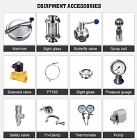 Doseur de brassage en acier inoxydable 5L, accessoires de brassage