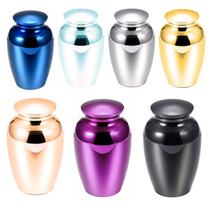 Urna de Alumínio Simples para Animais de Estimação, Joia Memorial, Caixa de Cremação, Uso Diário, Ecológica, para Cinzas de Cães e Gatos - Product Image 1