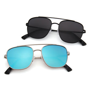 2024 gros métal cadre lunettes de soleil carré logo personnalisé ombre lunettes de soleil hommes haute qualité Vintage lunettes de soleil - Product Image 1