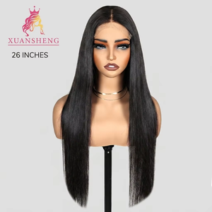 Peluca de Cabello Humano Brasileño al por <span class=keywords><strong>Mayor</strong></span> de Fábrica, 100% Cabello Virgen Remy, Larga, con Cierre de Encaje Transparente 5*5 HD - Product Image 5