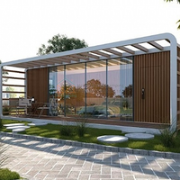 Dosettes de bureau pour l'extérieur Apple Cottage Design modulaire personnalisé Préfabriqué Eco Capsule Chambres Hôtel