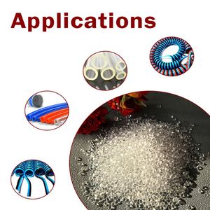 เม็ดพลาสติก TPU แบบกำหนดเอง เทอร์โมพลาสติกโพลียูรีเทน เกรดสำหรับการอัดรีด ทนทานต่อการเสื่อมสภาพ - Product Image 1