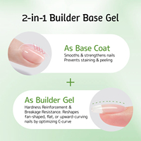 HEMA FREE Vernis Gel UV Transparent Doux pour Manucure à Domicile et Salon, Respectueux de l'Environnement, Facile à Appliquer, Tenue 3-4 Semaines