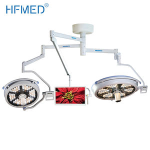 700 500 LED Hospital Operating Room Lâmpada Dual Braços Luz Cirúrgica para Veterinária e Cirurgias com Câmera Externa - Product Image 1