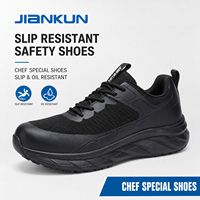 Sepatu Dapur Anti-Selip Tahan Minyak Khusus Koki, Sepatu Keselamatan Koki Ringan dan Bernapas untuk Profesional Kuliner
