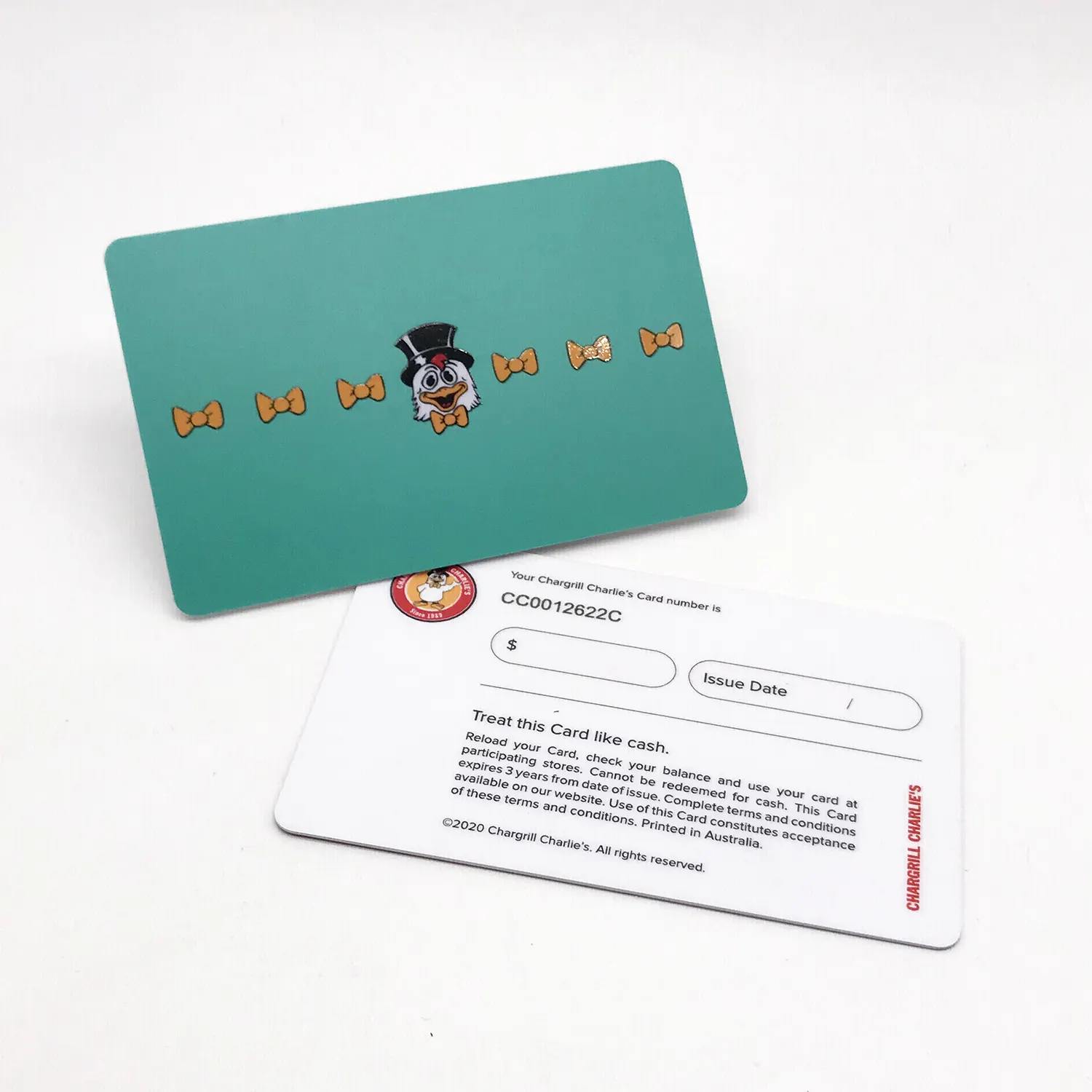 Cartão de presente de pvc da impressão personalizada com código exclusivo