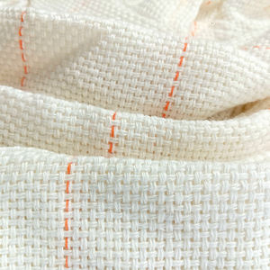 표시된 줄이있는 유기 통기성 자수 크로스 터프팅 천 가정용 섬유 사용 소녀 소년을위한 펀치 바늘 - Product Image 4