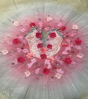 New Flower Fairies Design Ballet Tutu-30 Performance pour filles Porter un justaucorps élégant et un tutu dans des styles complémentaires
