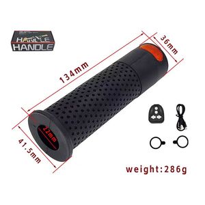 Bicycle Handlebar <b>Grip</b> Lights With LED Turn Signals Rechargeable Silicone Waterproof IPX4 4 Modes For Bike Handlebars - Product Image 6