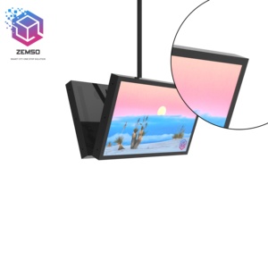 Pantalla LCD de <span class=keywords><strong>Marketing</strong></span> de Doble Cara Colgante, Pantalla <span class=keywords><strong>Digital</strong></span> de Señalización de Doble Cara Montada en el Techo - Product Image 3