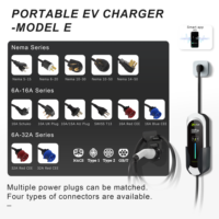 Cargador Portátil para Vehículos Eléctricos Zencar TUV CE de 7.4kw AC Tipo B IEC 62752, Estación de Carga EVSE para el Hogar con Enchufe Tipo 2, Tipo 1, GBT y NACS Opcional