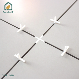 Système de nivellement de carreaux en plastique 2mm 3mm 1/16" avec clips, cales et pinces pour l'installation de carreaux en atelier moderne et en appartement - Product Image 2