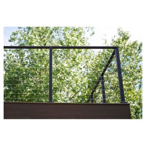 Système de garde-corps de balcon Prima Large Roof Surround Deck Railing System, protection de sécurité pour balcon - Product Image 1