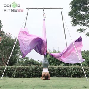 हवाई योग रेशम Ombre 18 मीटर नायलॉन उच्च शक्ति हवाई योग झूला सेट विरोधी गुरुत्वाकर्षण योग झूला - Product Image 4