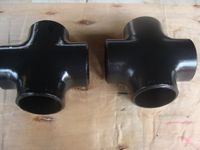 Raccords de tuyauterie forgés sans soudure ASTM A234 & Té réducteur à bras de fer & Té égal en acier galvanisé Haixin DN15-DN1200 Peint