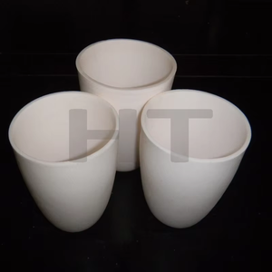 HT ارتفاع درجة الحرارة 1800C شكل مختلف بوتقة الألومينا السيراميك - Product Image 6
