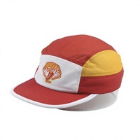 Casquette de sport personnalisée colorée à séchage rapide en polyester, casquette légère pour la course en extérieur avec logo personnalisé, casquette de sport à visière souple