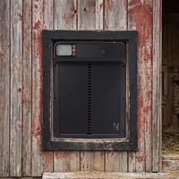 Porte de poulailler automatique intelligente à minuterie, manuelle, en plastique, pour poulets, canards et volailles