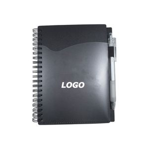 Custom Logo Spiral Notebook with PP Cover - Personalized Promotional Coil <b>Journal</b> for Business Giveaways - Product Image 1
