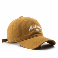 Casquette de baseball rétro non structurée en coton délavé avec logo personnalisé, couleur unie, réglable, pour le sport, vente en gros