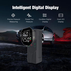 משאבת אוויר מיני 12V לרכב, מדחס אוויר נייד אלחוטי, משאבת ניפוח צמיגים דיגיטלית 150psi, משאבת ניפוח חשמלית לצמיגי רכב - Product Image 4