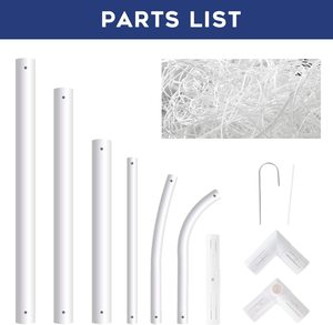 <span class=keywords><strong>Cage</strong></span> <span class=keywords><strong>de</strong></span> football/soccer portable <span class=keywords><strong>en</strong></span> métal durable Racetex et mini-buts <span class=keywords><strong>en</strong></span> blanc et noir 240x160cm - Product Image 4