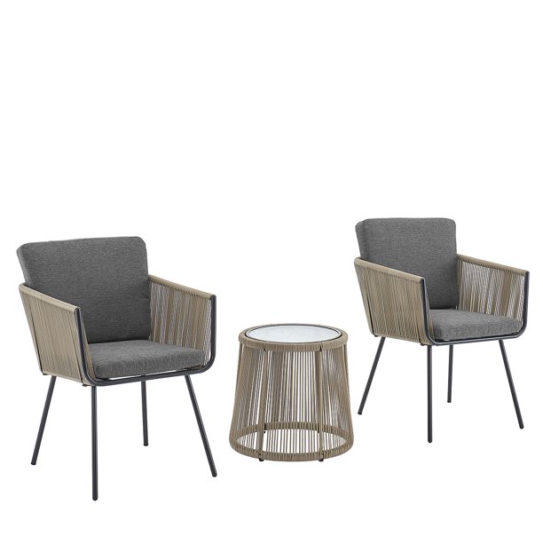 Outdoor furniture customized garden patio chair set rope leisure chair