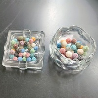 Perles aromatiques en pierre volcanique micro-poreuse non toxique pour diffuseur d'huiles essentielles, pendentif et locket, vente en gros