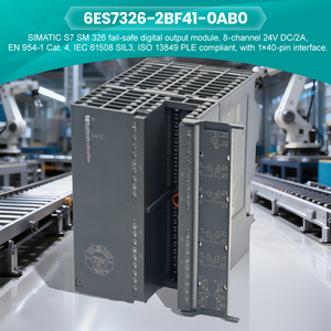 6ES7 326-2BF41-0AB0 SM 326 ชุดควบคุม PLC SIMATIC S7 ช่องสัญญาณดิจิตอล 6ES7326-2BF41-0AB0 - Product Image 1