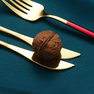 Nouveau Style Or Argent Couverts Ensemble De Couverts De Mariage Cuillère <span class=keywords><strong>Fourchette</strong></span> Couteau Miroir Polonais En Acier Inoxydable Couverts Ensemble - Product Image 3