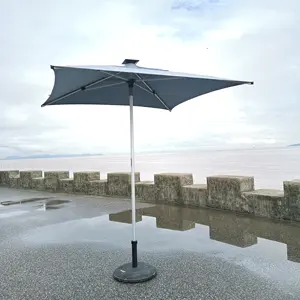 Зонт для внутреннего дворика, зонт для наружного использования с USB-зарядкой, промышленный зонт, зонт для двора