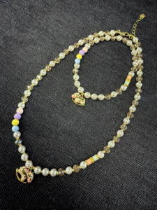 <span class=keywords><strong>Collar</strong></span> para Mascotas con Colgante de Animal en Cristal de Colores y Baño de Cobre en Oro K - Product Image 2