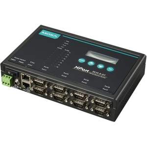 Moxa NPort 5610-8-DT Servidor de Dispositivos Externos Industrial, 8 Puertos Seriales RS-232, Módulo de Comunicación Ethernet - Product Image 1