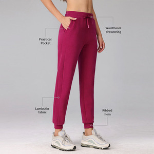 <span class=keywords><strong>Completo</strong></span> Sportivo da <span class=keywords><strong>Donna</strong></span> di Alta Qualità, Set Invernale a Due Pezzi con Felpa a Mezza Zip a Maniche Lunghe e Pantaloni Jogger in Pile - Product Image 3